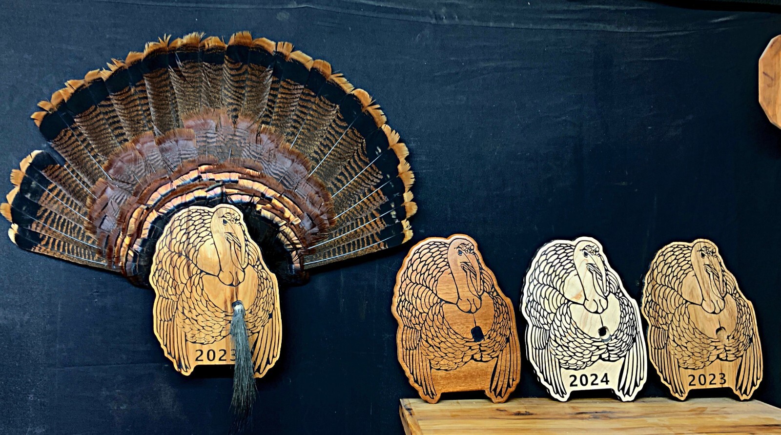 Life Like Wooden Turkey mount/ plaque Personalization available upon request