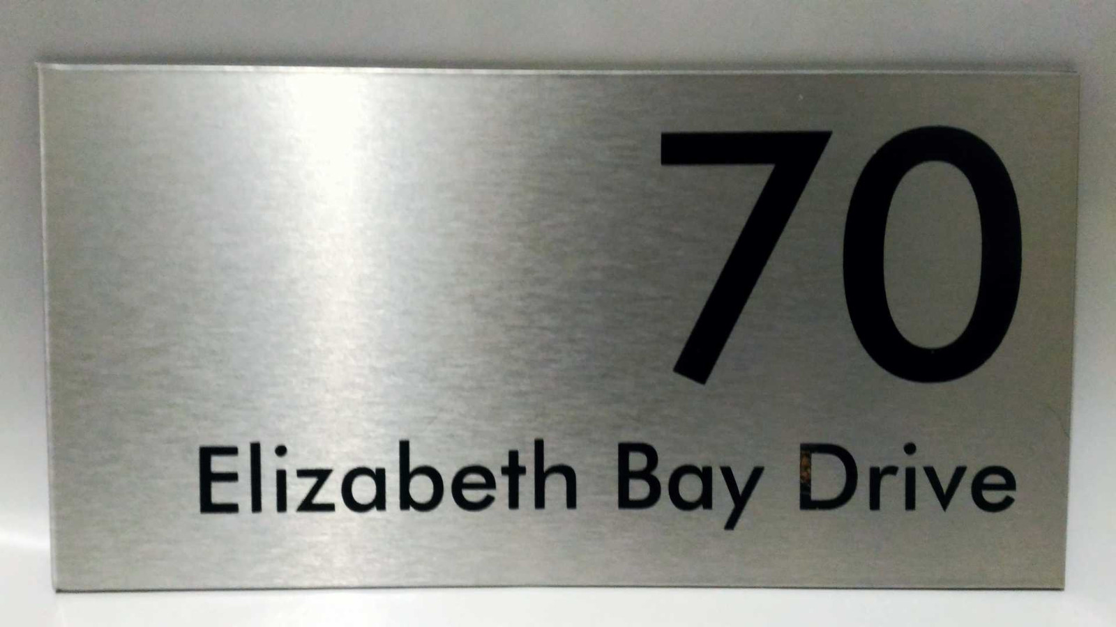 Custom Aluminum House Address Signs, Style, Colour and Size options!