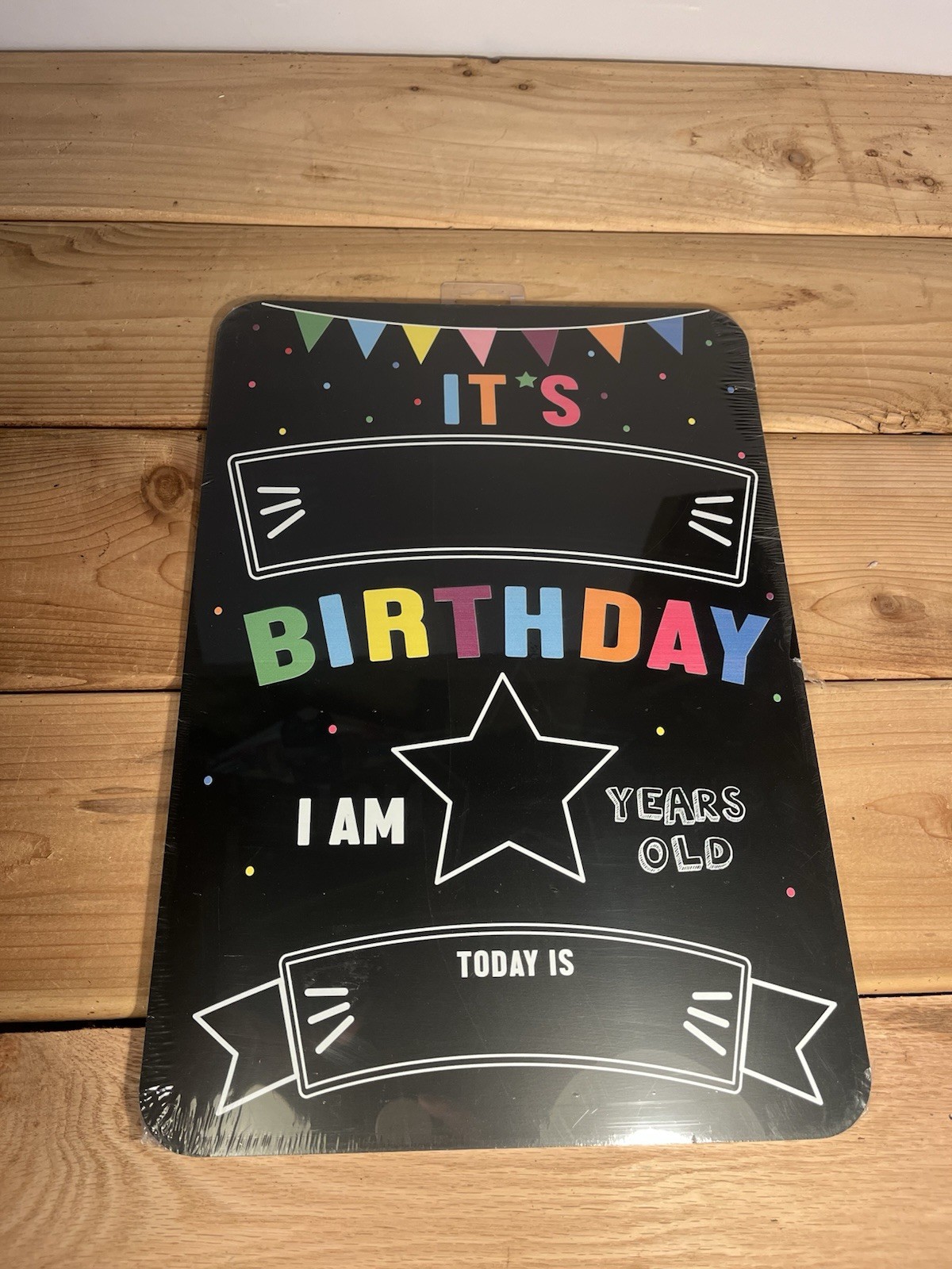 It’s My Birthday Chalkboard Reusable Sign Personalize Happy Birthday Party