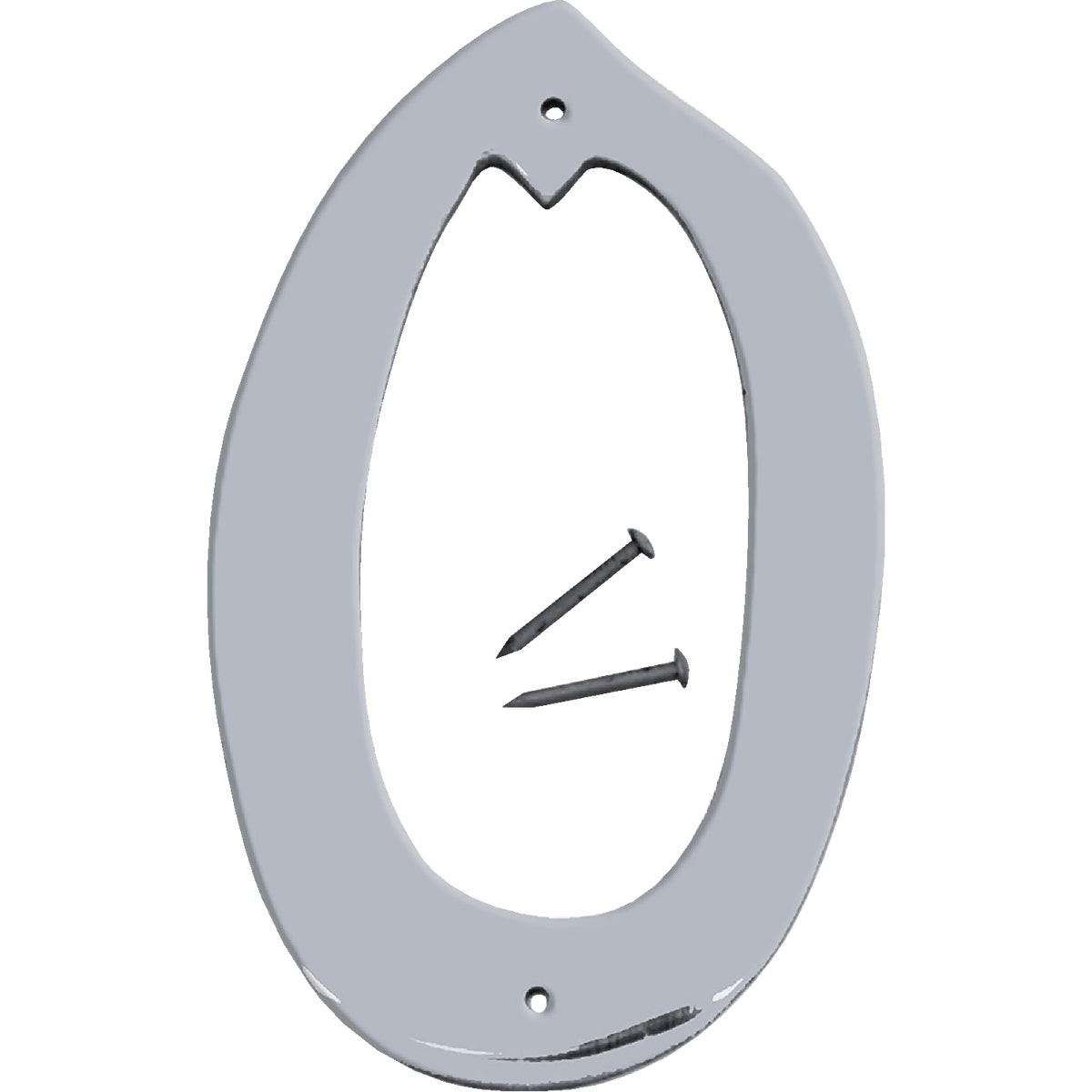 Hy-Ko 4 In. Satin Nickel Number 0 SN-40/0 Hy-Ko SN-40/0 029069312107 Metal