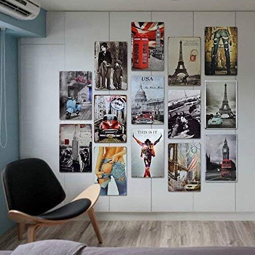 SIGNCHAT Smoking Prohibited Novelty Notice Metal Poster Wall Art Decor Tin Sign