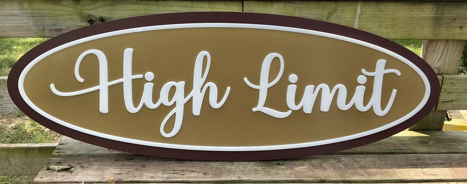 High Limit Original Kansas City Casino Wall Sign