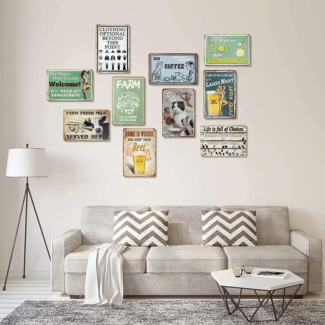Metal Plate Tin Metal Signs Once Upon A Time There was A Girl Who Really Loved A