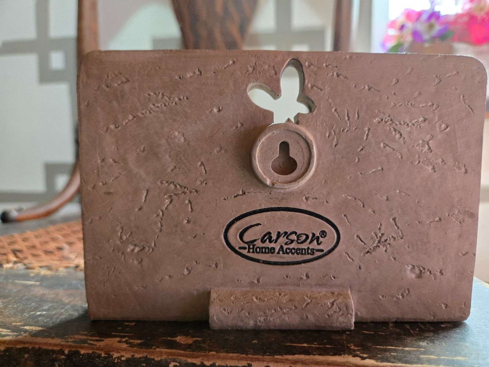 Carson Home Accents Hope Stone Look Plaque Butterfly Wall Table Decor