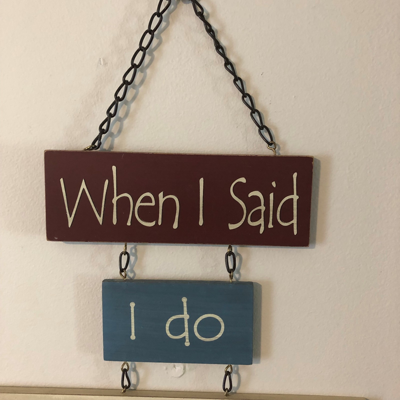 Laundry Room Sign Decor Hanging Humorous Rustic Wall Art Wood & Metal Country