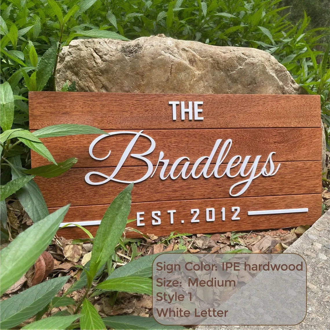 Custom Solid Wood Sign Personalized Family Name Sign Name Pallet Sign Gift Decor