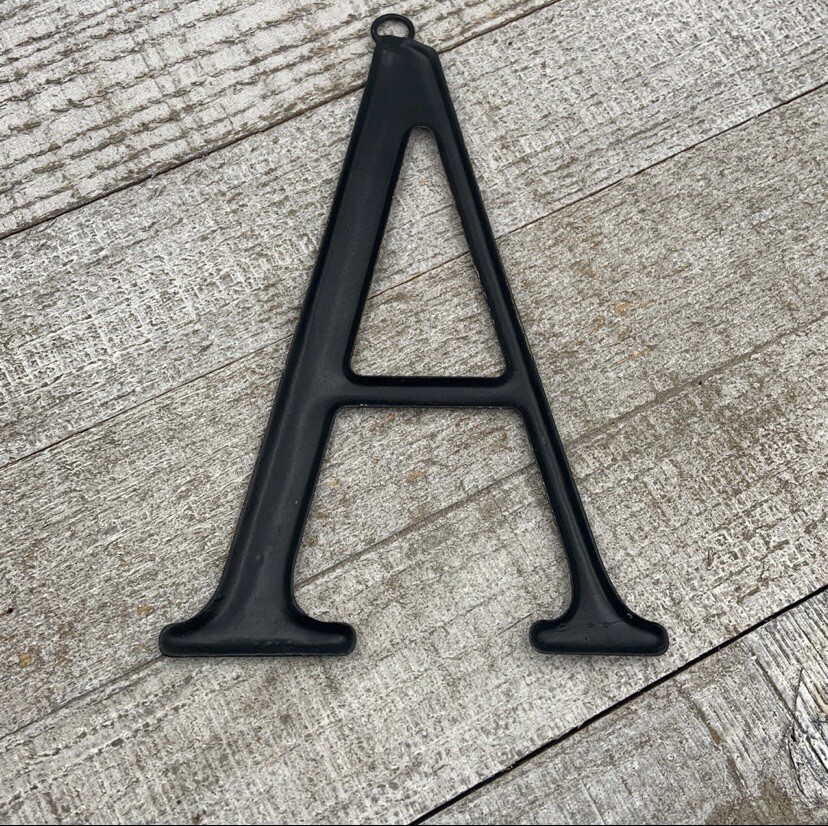 Antique Gold Metal “ A” Letter