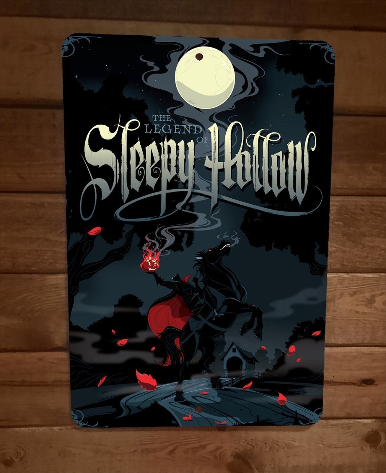 The Legend of Sleepy Hollow Art #2 Halloween Horror 8×12 Metal Wall Sign
