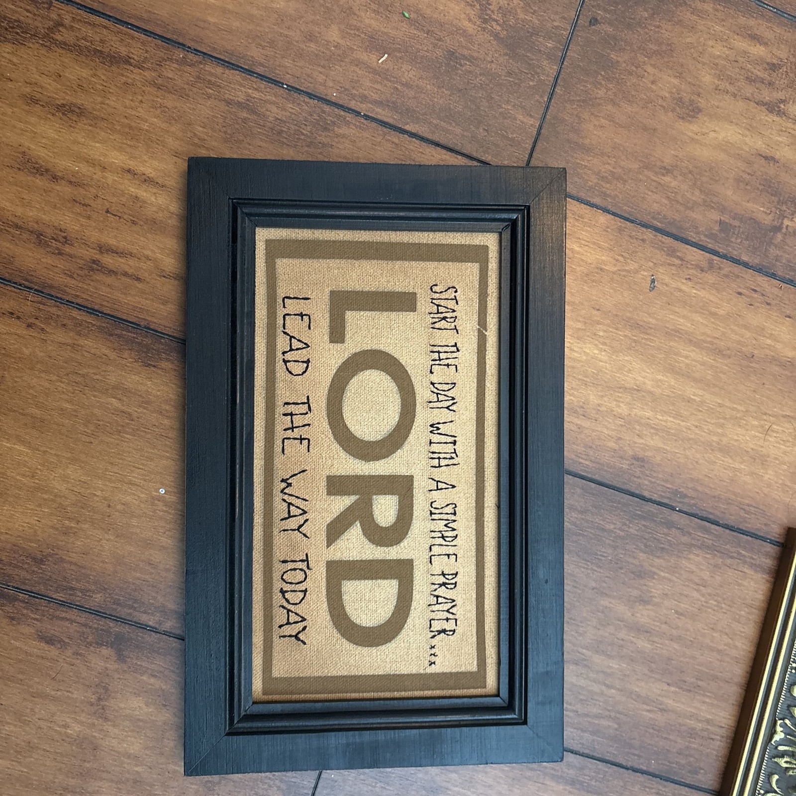 Rustic Farmhouse Wood Sign “Lord, lead the way” Christian Decor
