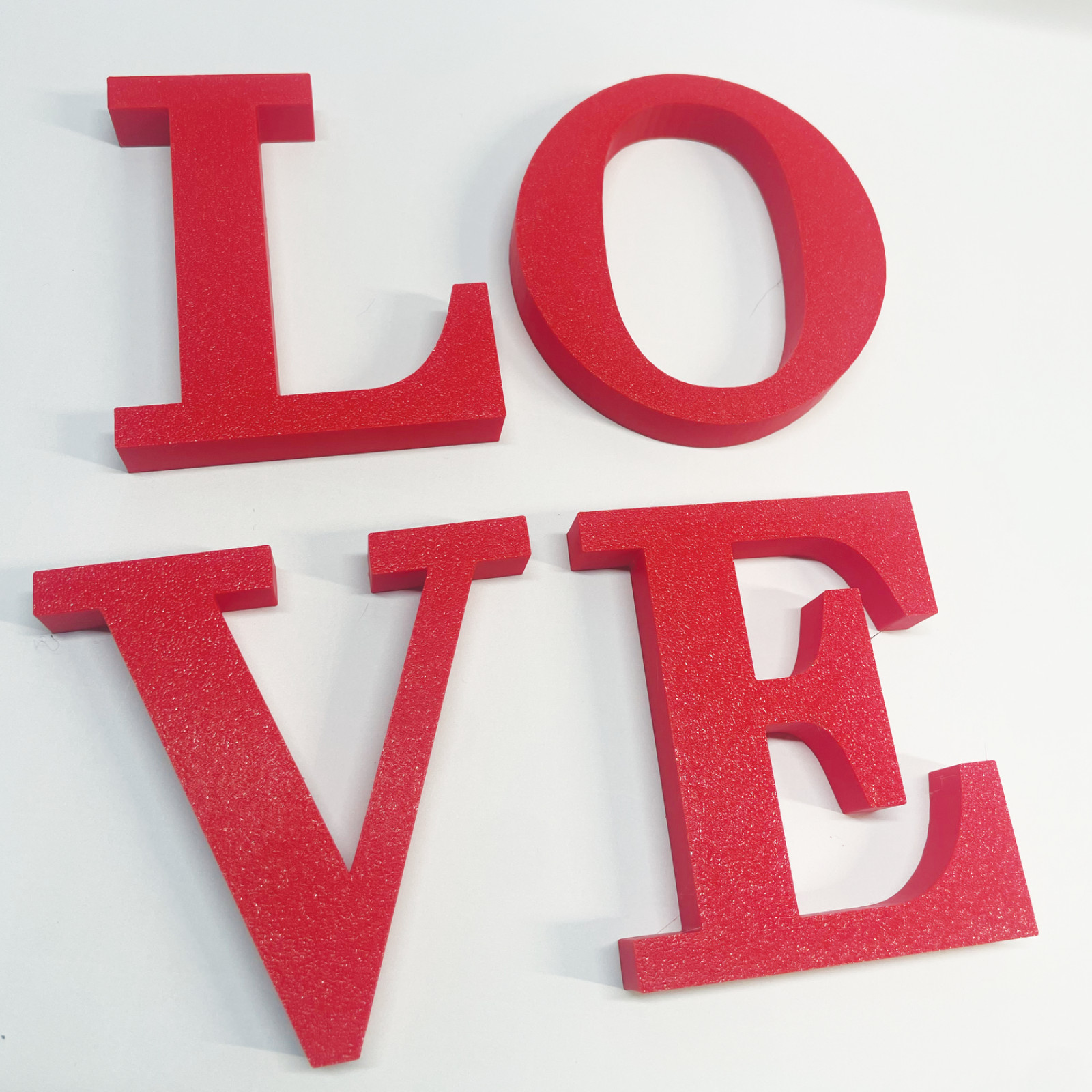 Custom 3d Printed Letters – Multiple colors & Sizes – Select Your Own Font