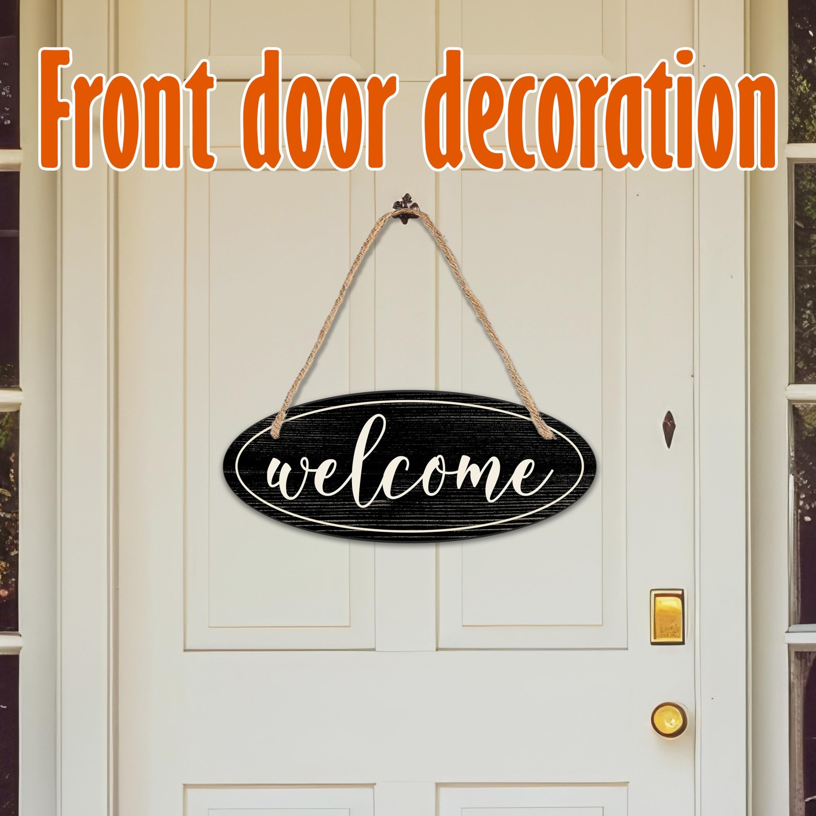 Welcome Sign – 4″X10“ Small Signage (Directional/Informational), Art
