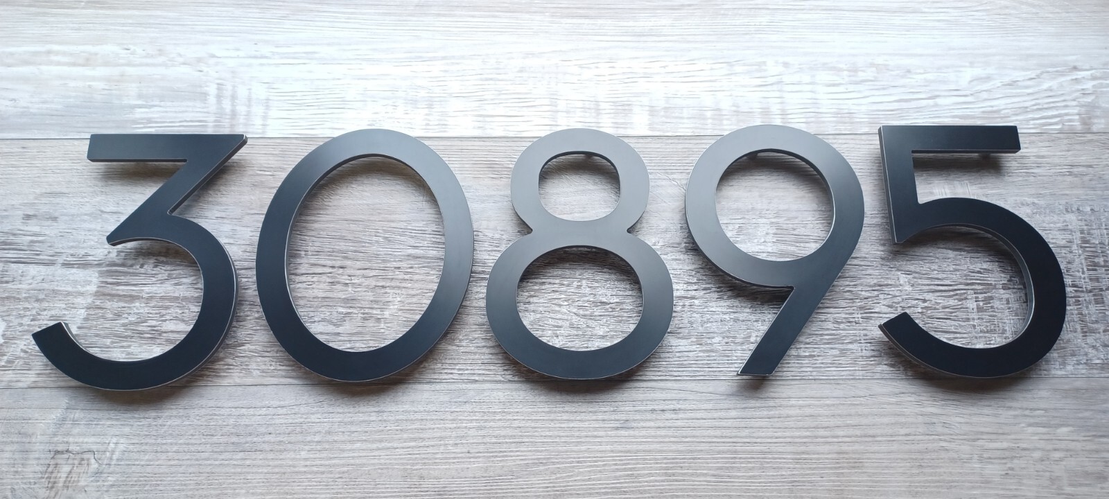 8″ Black Number, Building Number,Aluminum Plastic Composite, Singlehouse Numbers