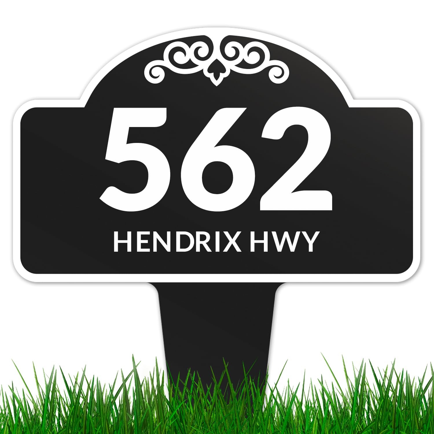Custom House Address Yard Sign Lawn Arch Address Plaque Personalized House