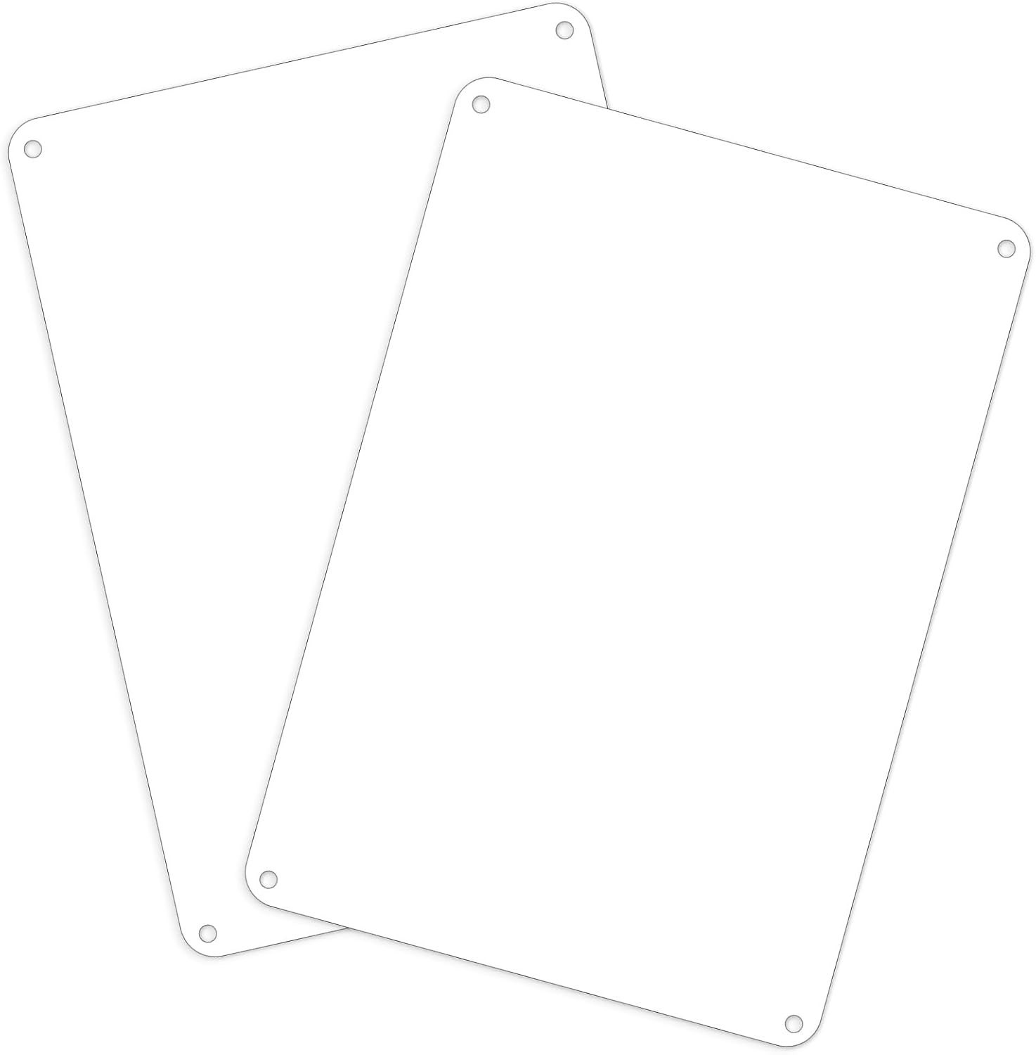2 Pcs Blank Metal Sign 10″ X 7″ Metal Signs for outside Aluminum Metals Signs