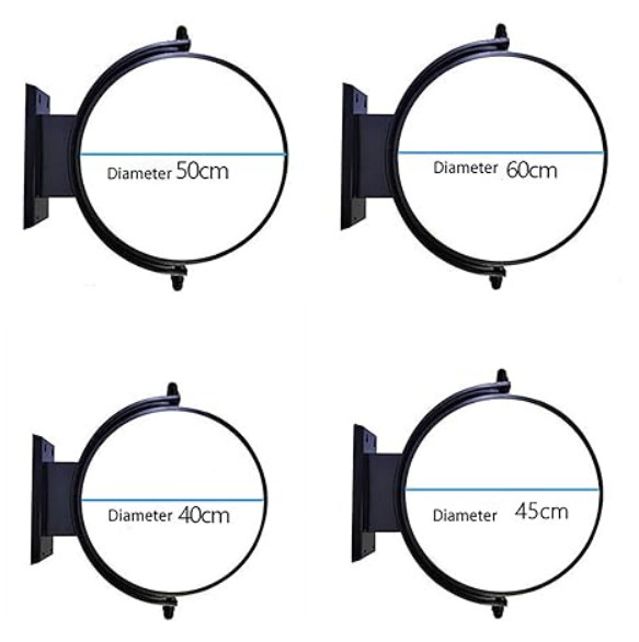 360° Rotating Light Box Sign, Outdoor LED Business Logo, Custom Storefront Sign