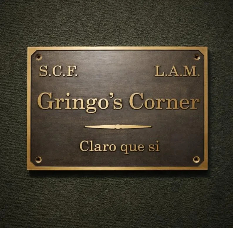 Personalized Brass Wall Plaque, Custom Engraved Name Sign, Solid Brass Door Sign
