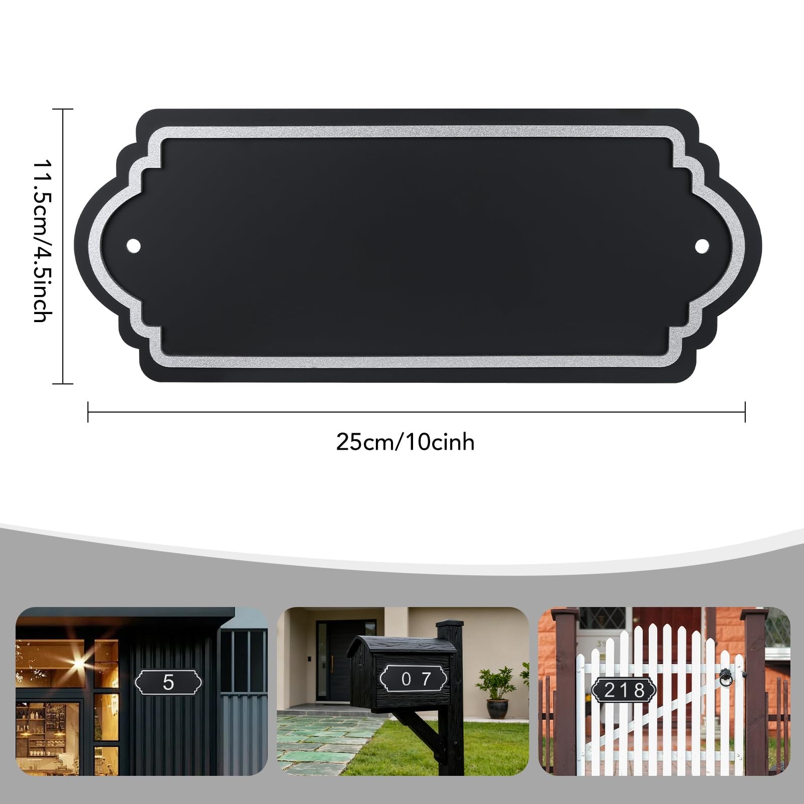 House Numbers for Outside, Address Plaques, Mailbox Numbers, Featuring Two Se…