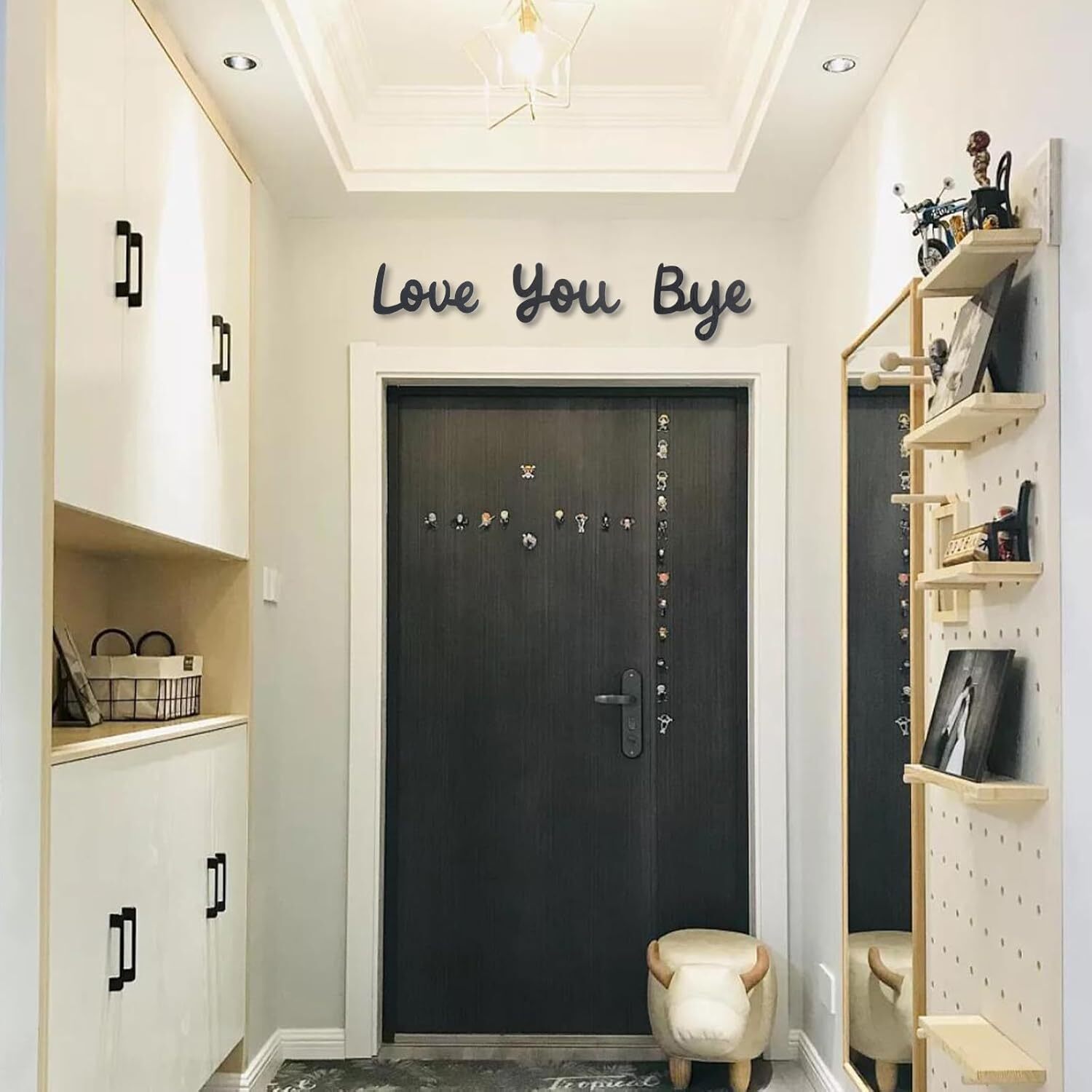 OYEFLY Love You Bye Wood Sign,Express and Warm for Your Medium, style 2