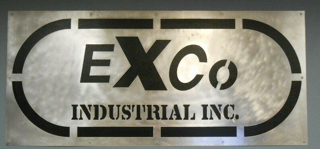 EXCO CUSTOM METAL CUT OUT CNC WATERJET HD PLASMA YOUR SIGN ANY SIZE PAINT AVAIL