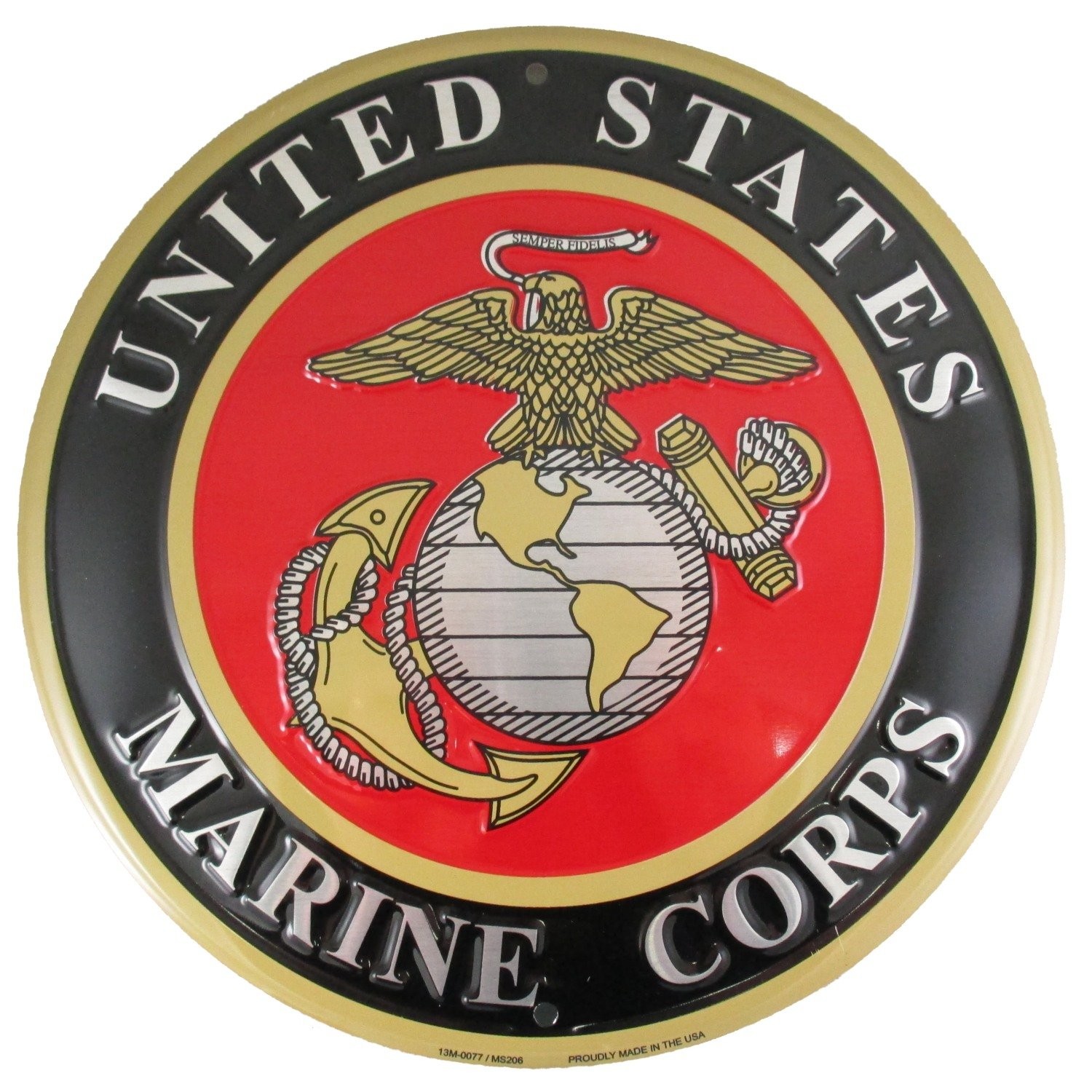 Tags America United States Marines Emblem Metal Sign – US Marine Corps USMC