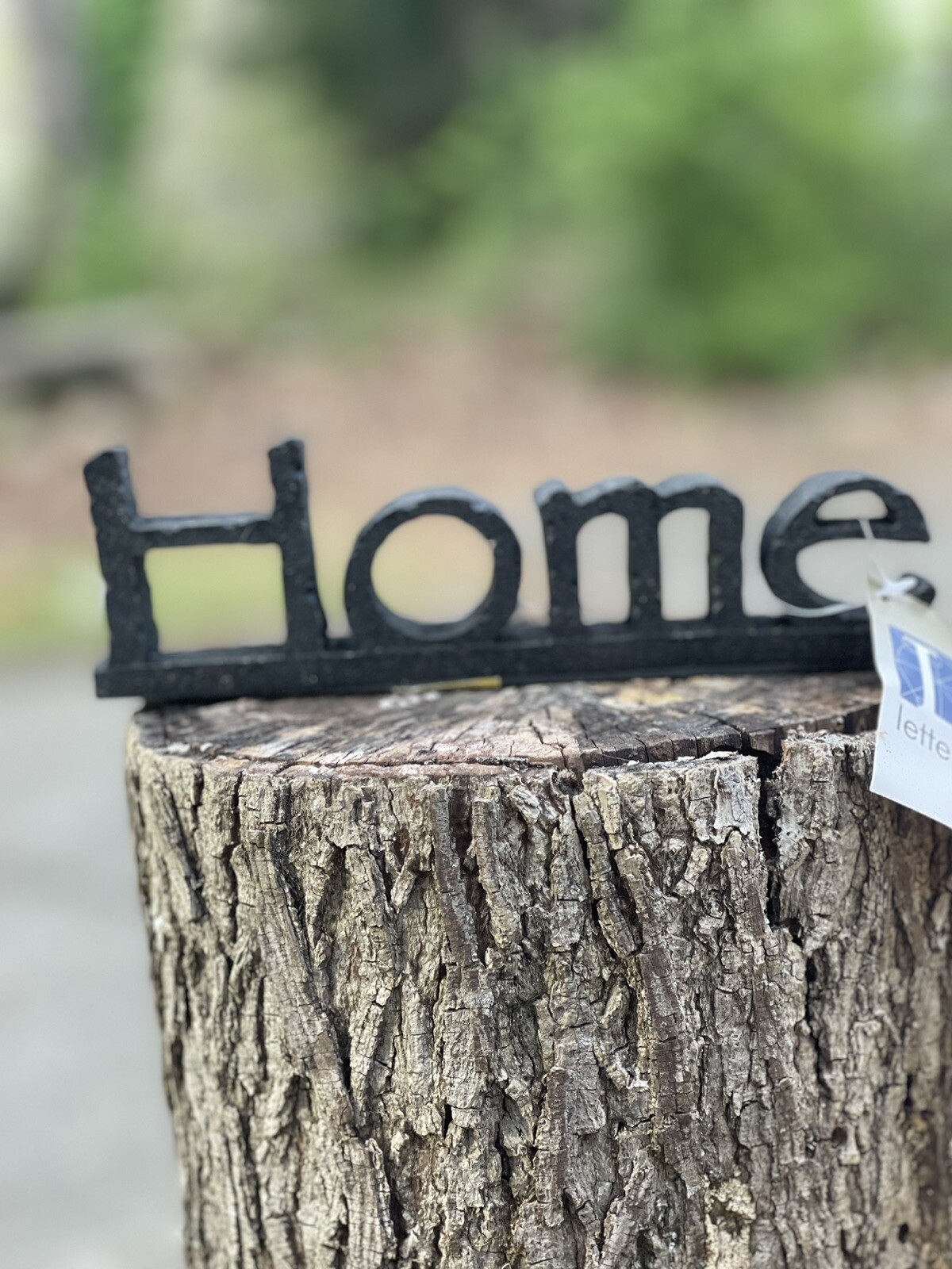Home Word Sign Block Cutout Free Standing Shelf /Table Home Decor Resin 8.25×2.2