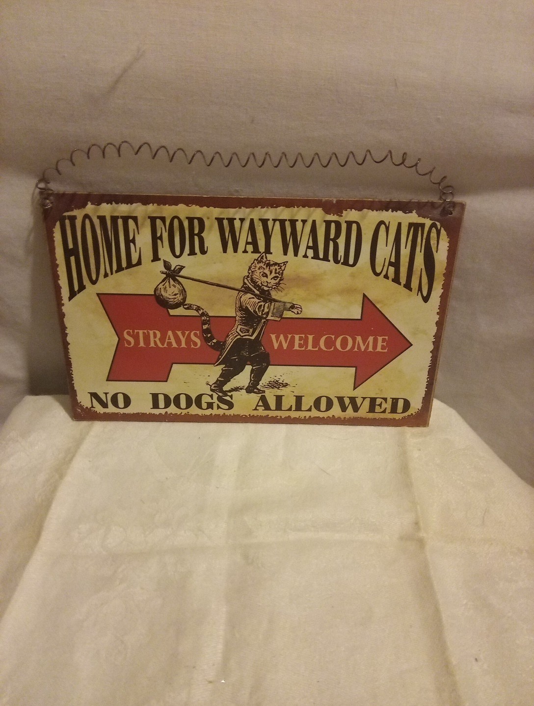 Home For Wayward Cats Novelty Sign