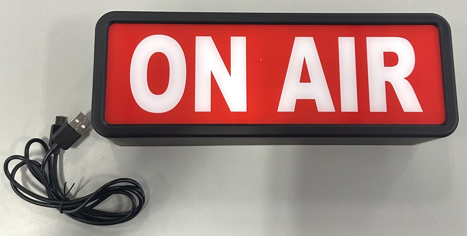 On Air Sign – LED Light for Studio, Home, or Decoration with Included Power Cord