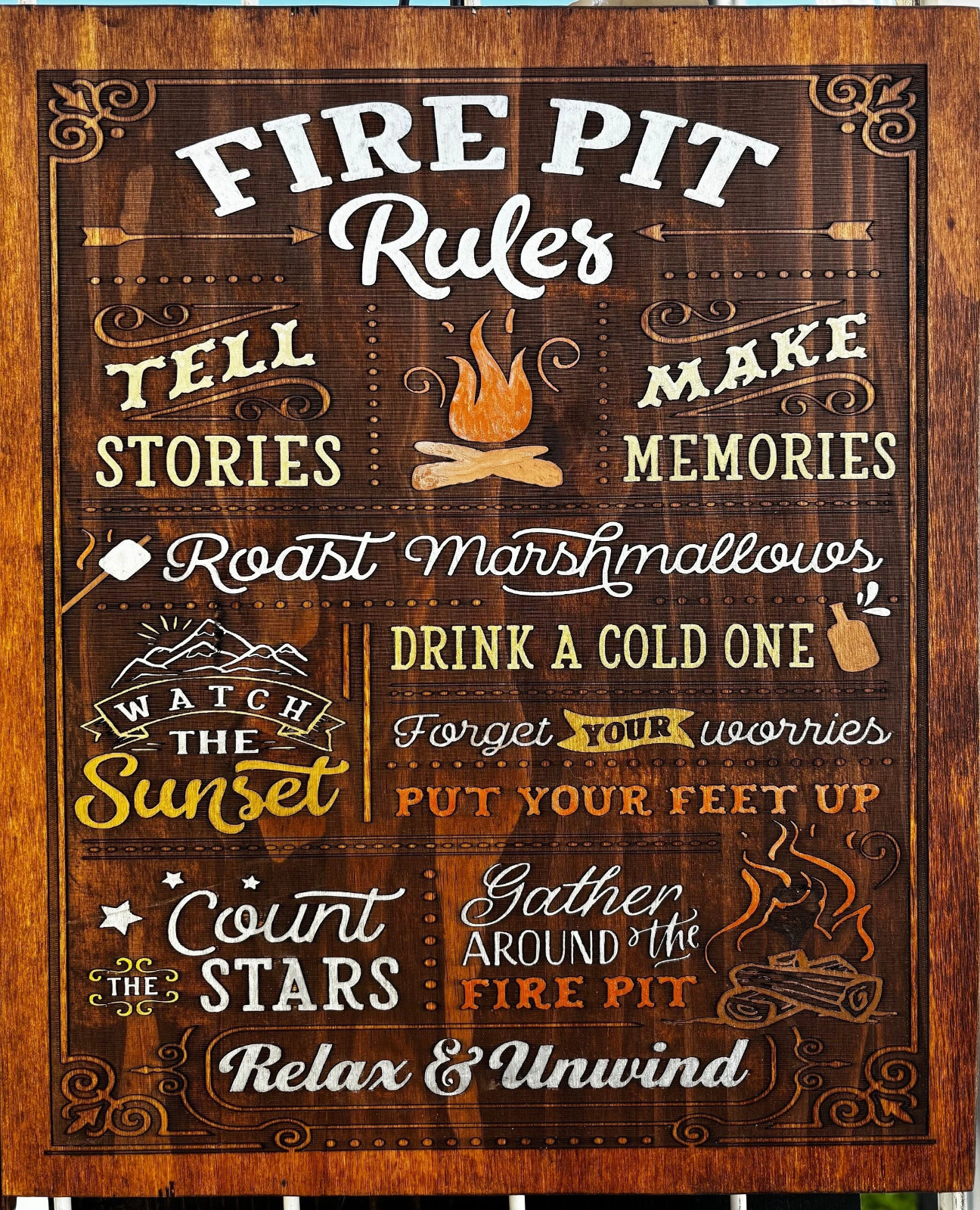 Fire Pit Rules
