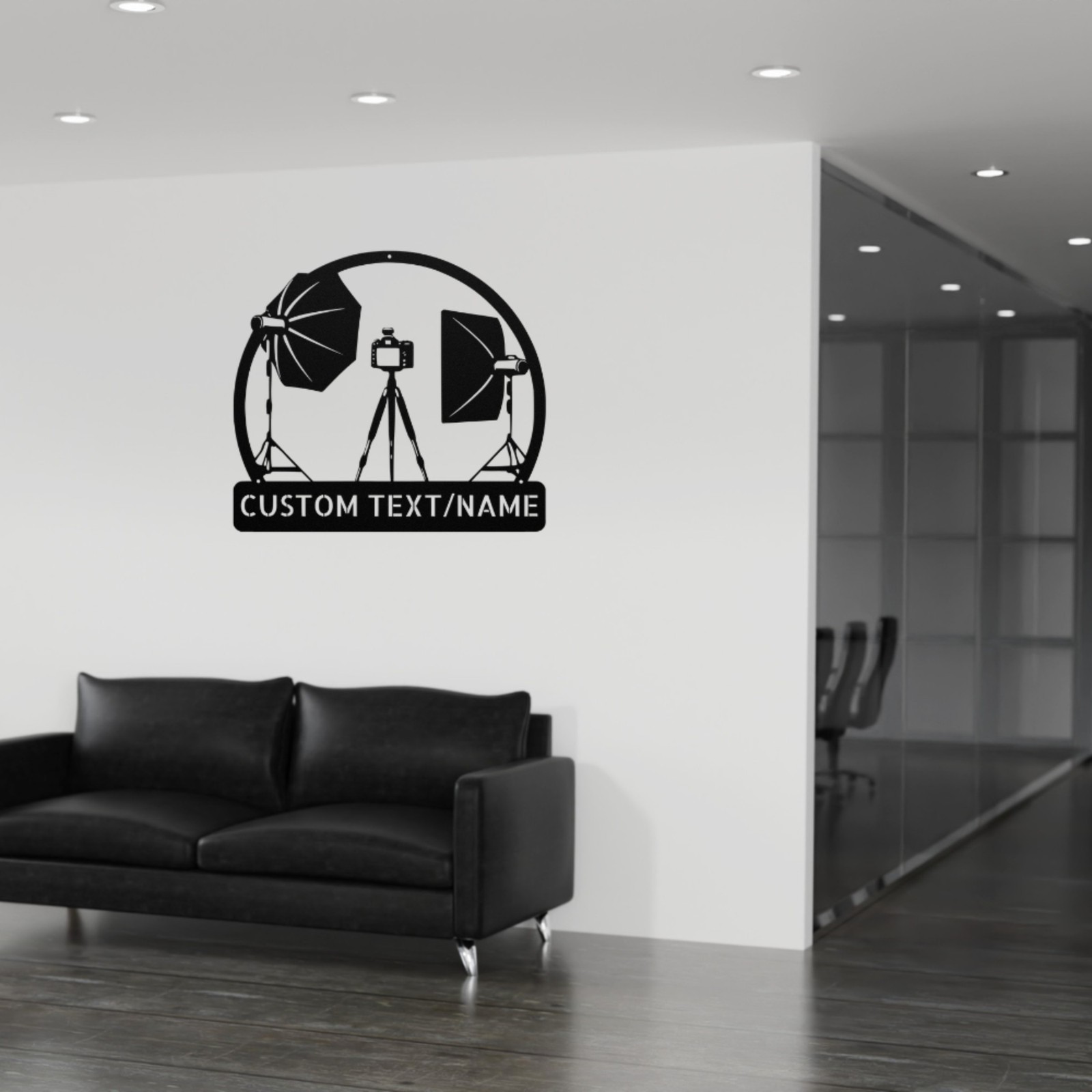 Custom Photography Studio Metal Sign Personalized Decor for Photographers