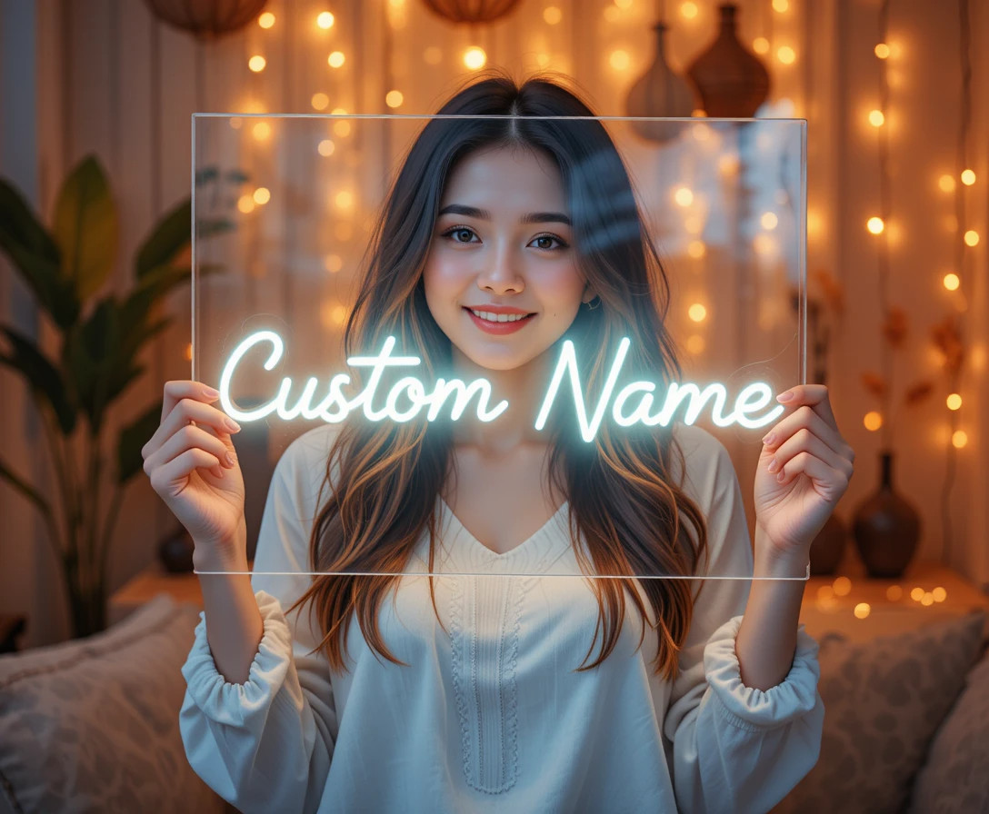Custom Name Neon Sign, Personalized LED Light, Wedding Neon Decor, Birthday Neon