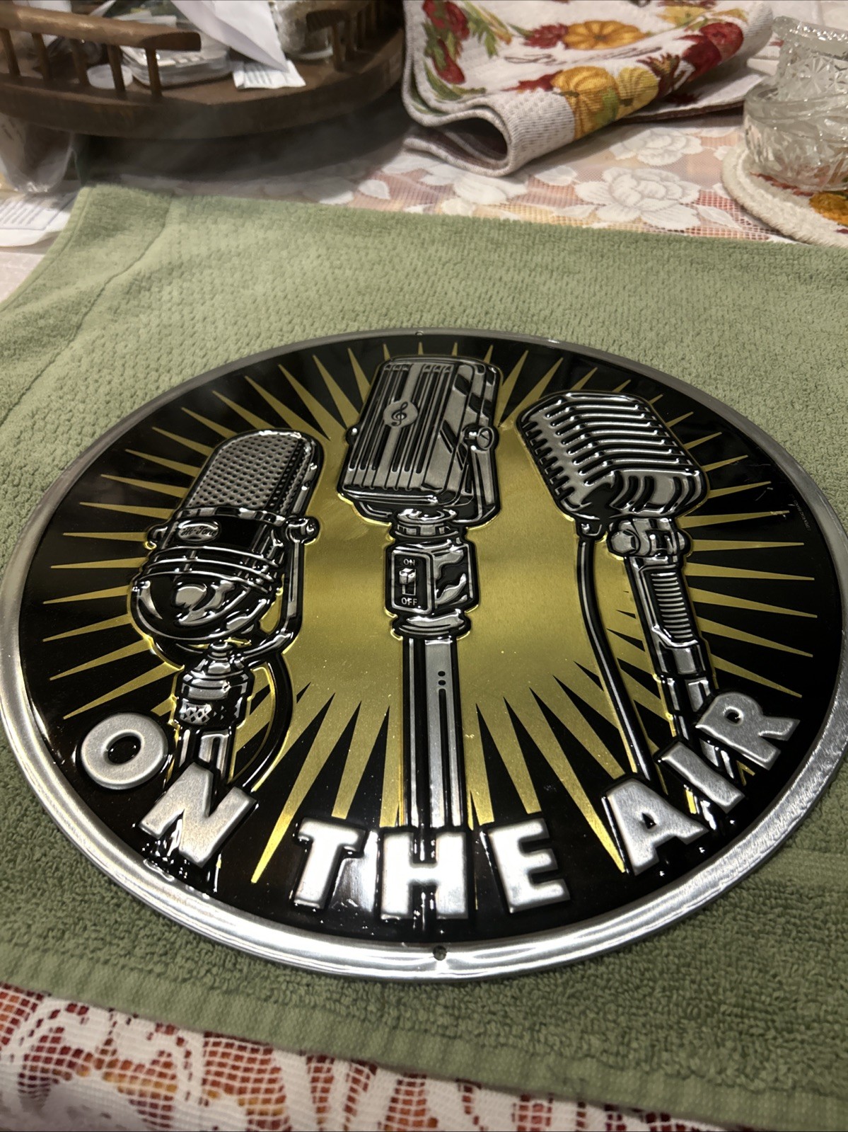 On The Air Medal Sign Adds To Any Music Room Or Office