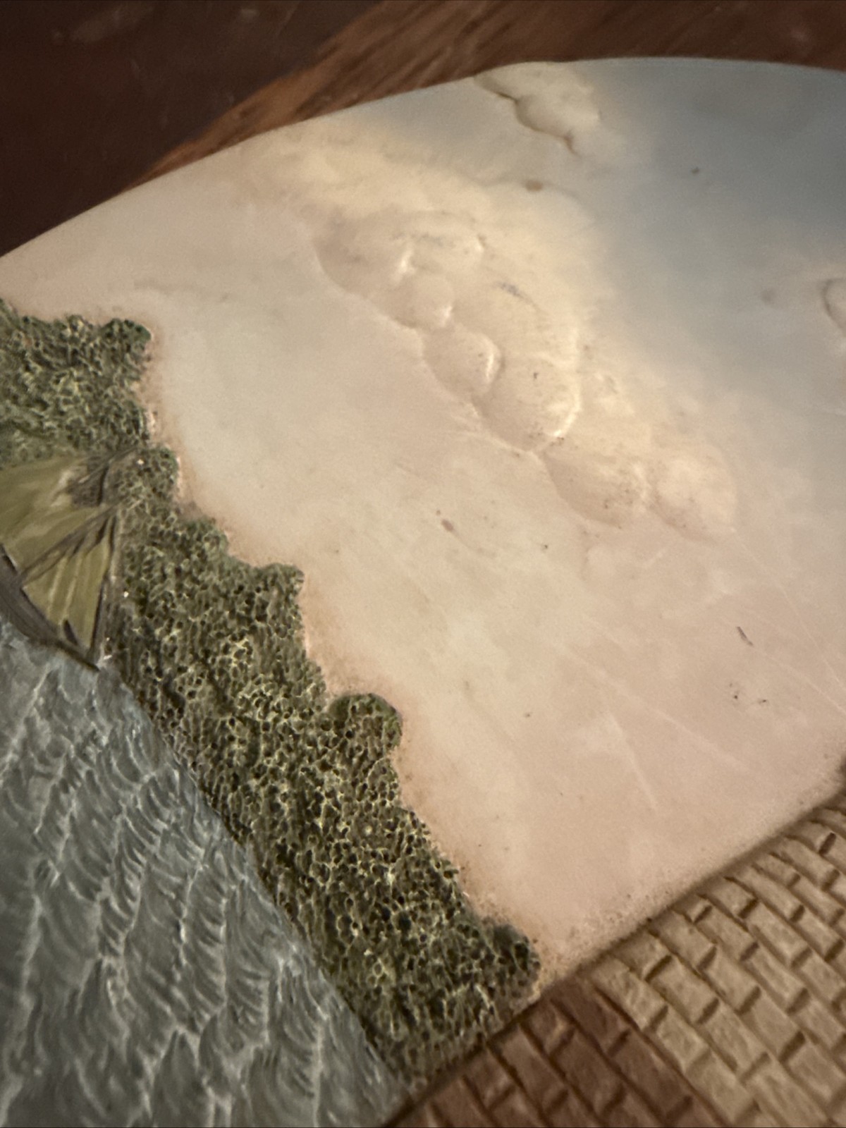 7.75” Castle Hill Lighthouse Hand-painted Resin Wall Art