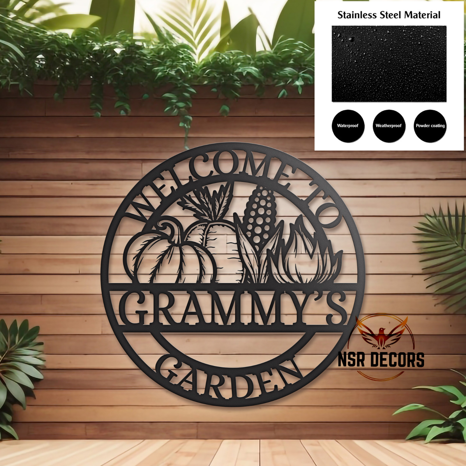 Custom Veggie Garden Signs, Garden Signs for Wall, Farm Garden Sign, Garden Gift