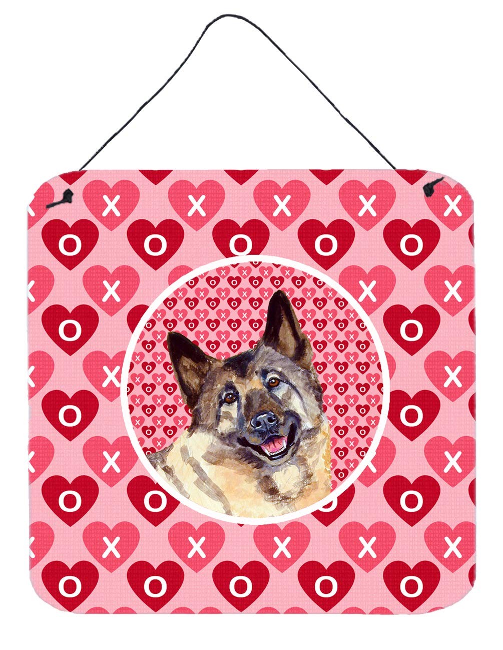 Caroline’s Treasures LH9173DS66 Norwegian 6″L x 6″W, Elkhound