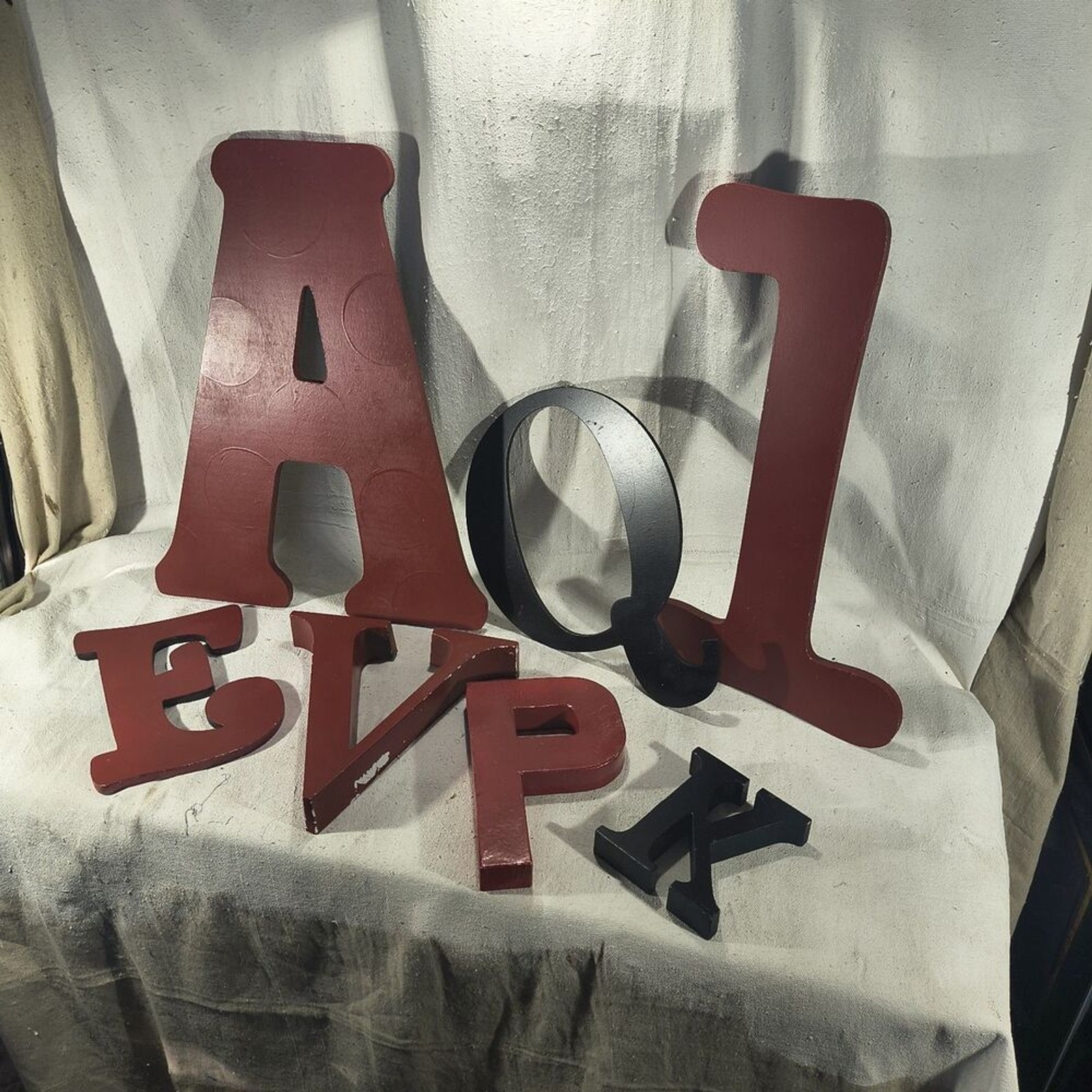 Display Letters In Sizes From 18″ To 5.25″ Variety of 22 different Letters