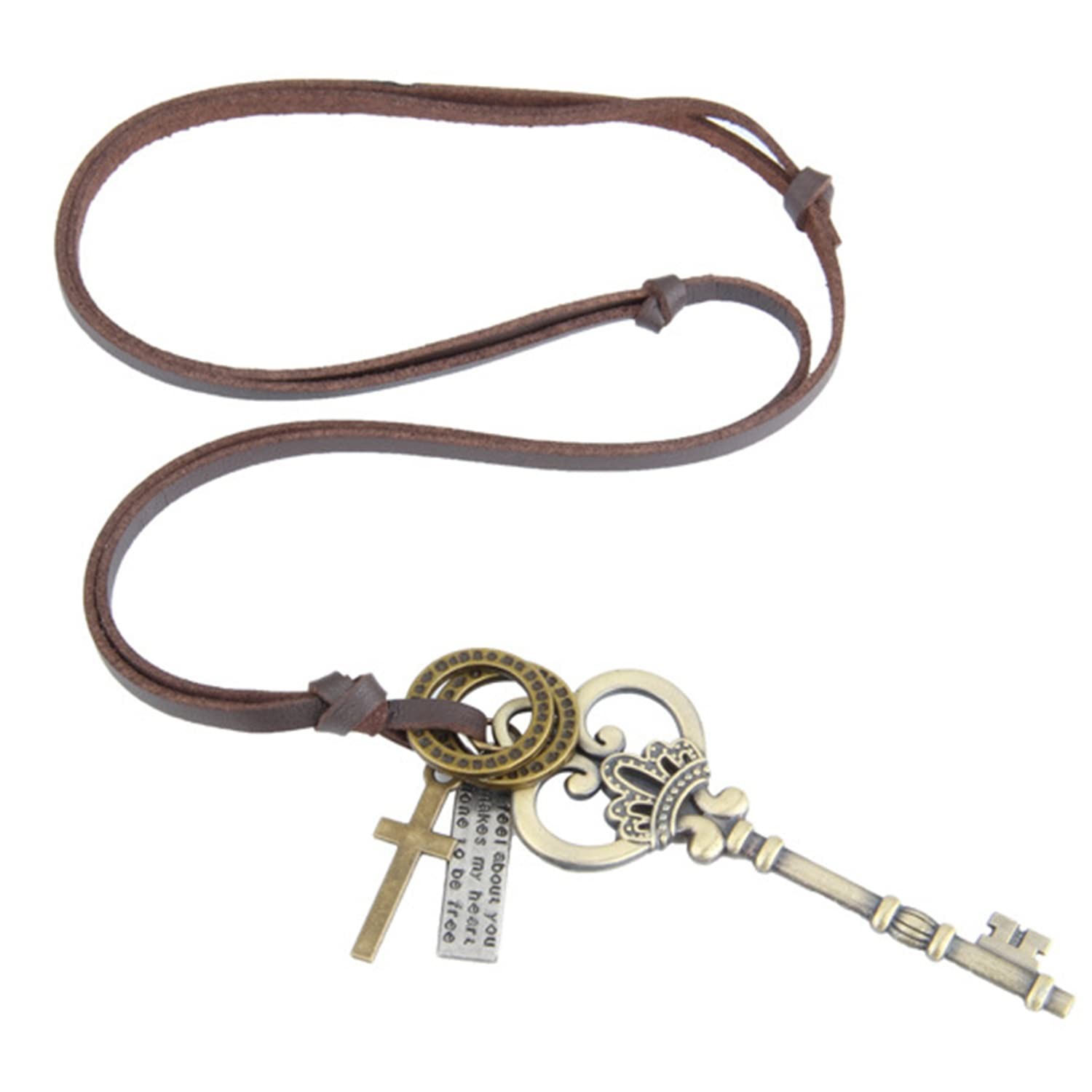 Gutapo 20 Extra Large Antique Bronze Finish Skeleton Keys Rustic Steampunk Ke…