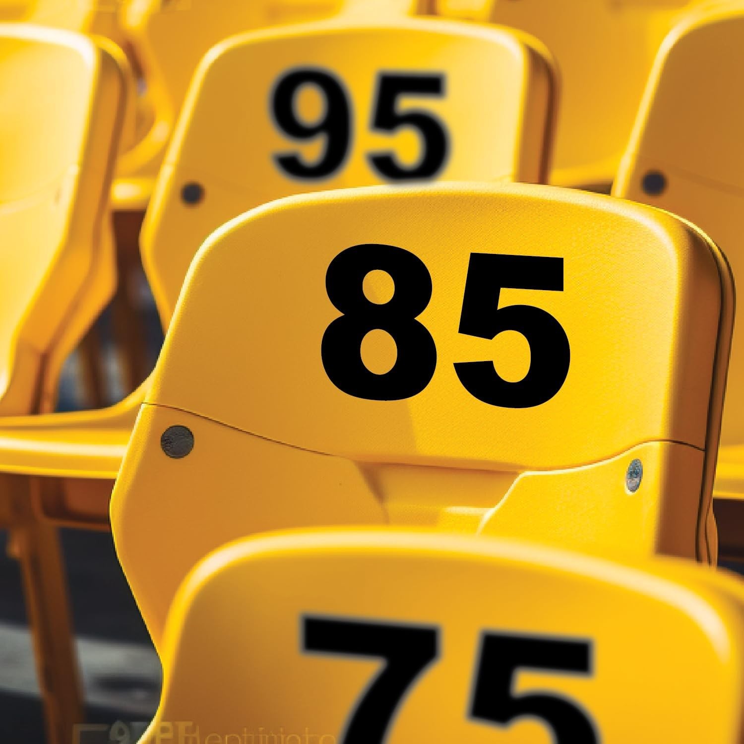 Black Vinyl Numbers 6 Inch 0-9 (2 Sets) – Weatherproof Decals for Outside Mai…