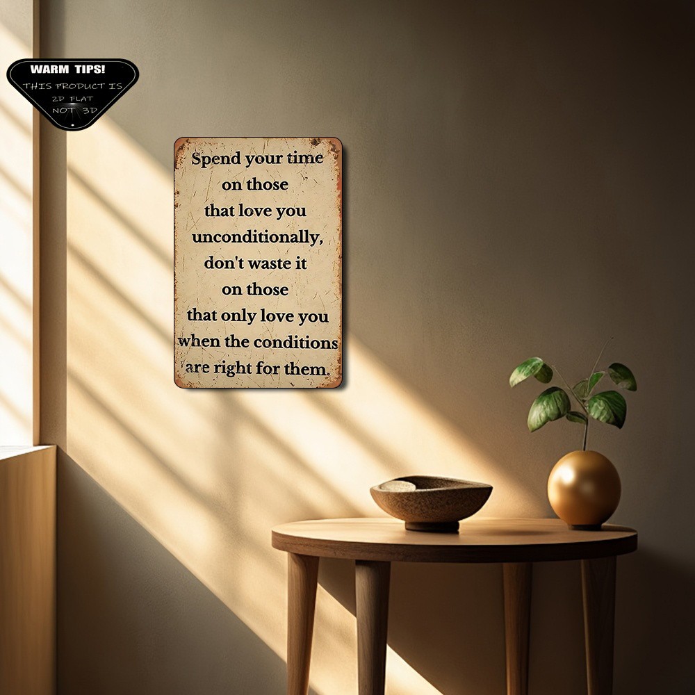 Metal Sign 20.32*30.48 cm Rustic Iron Wall Art