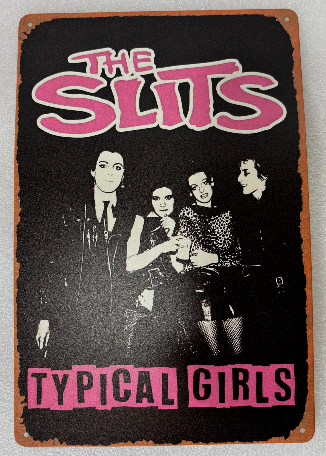 Punk Rock Band The Slits Typical Girls Song Cover 8″ x 12″ Metal Tin Sign Poster