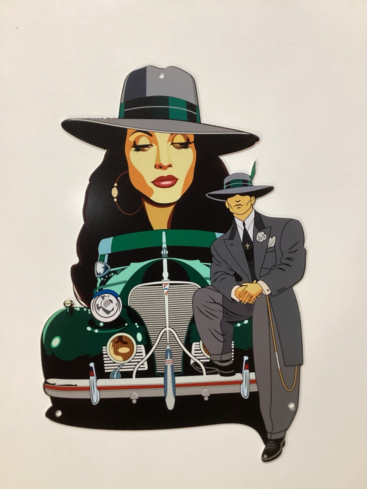 Pachuco Laser Cut Metal Sign Made In The USA On 20 Gauge Steel. 16” X 10.5”