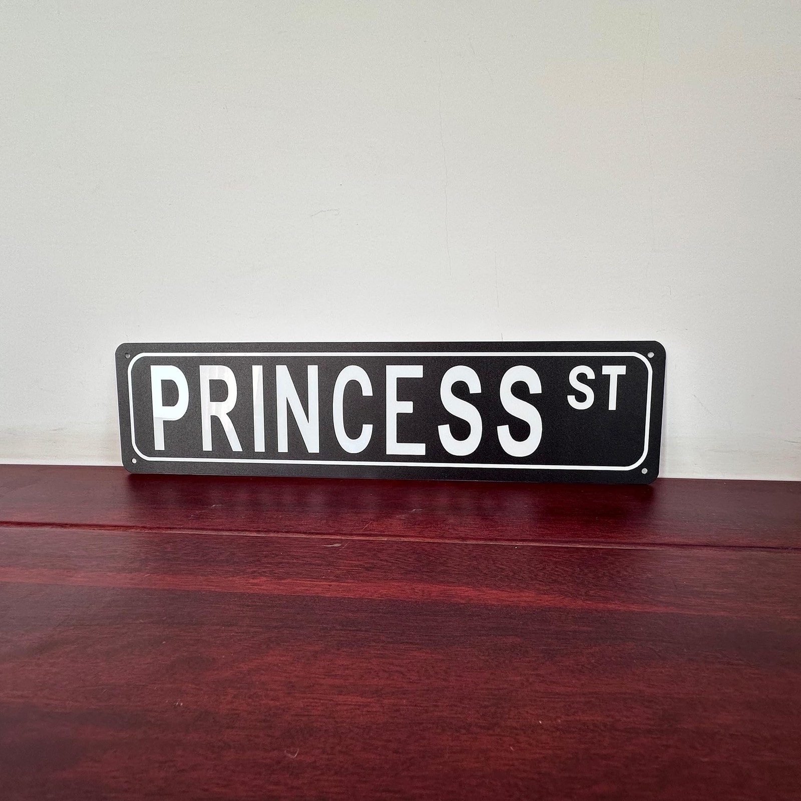 Princess St Aluminium Metal Tin Sign Poster Suitable for Street Home Bedroom …