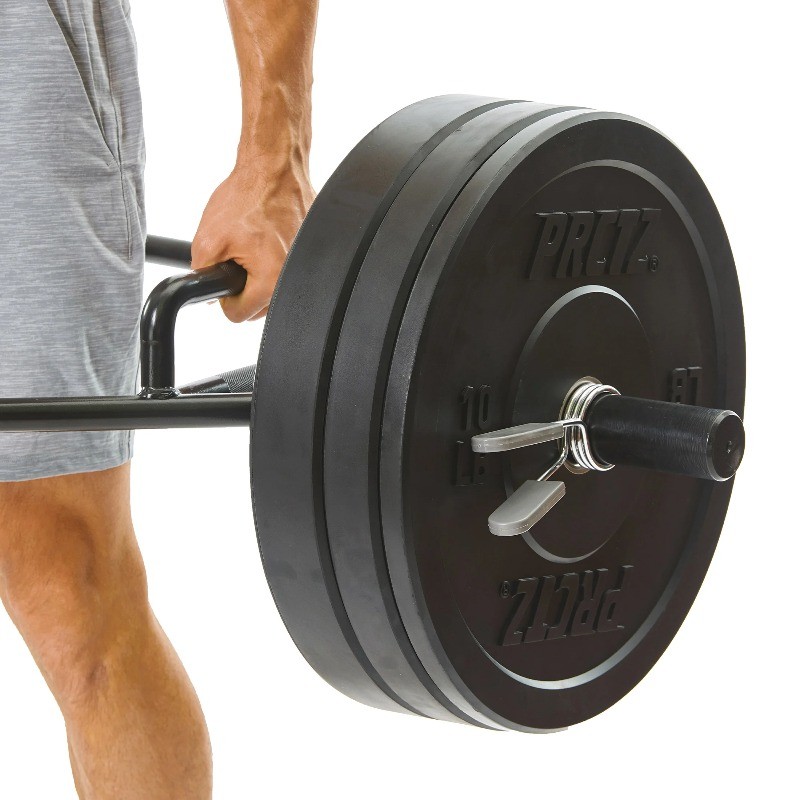 PRCTZ 10 Lb. Bumper Plate Weight Set, Fits 2 In. Diameter Barbell