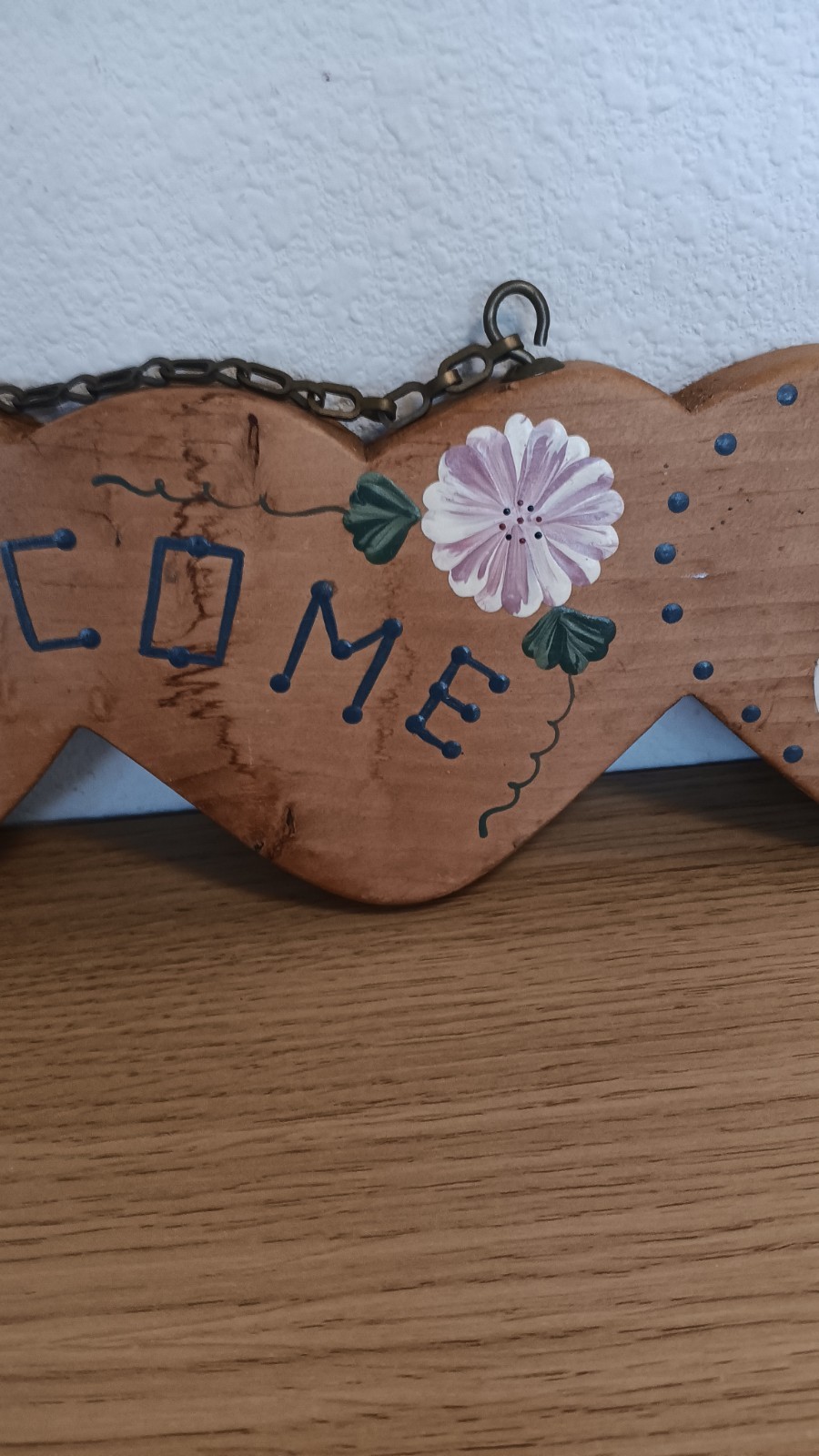 Vintage Goose Duck Handmade Welcome Sign Plaque Cottagecore