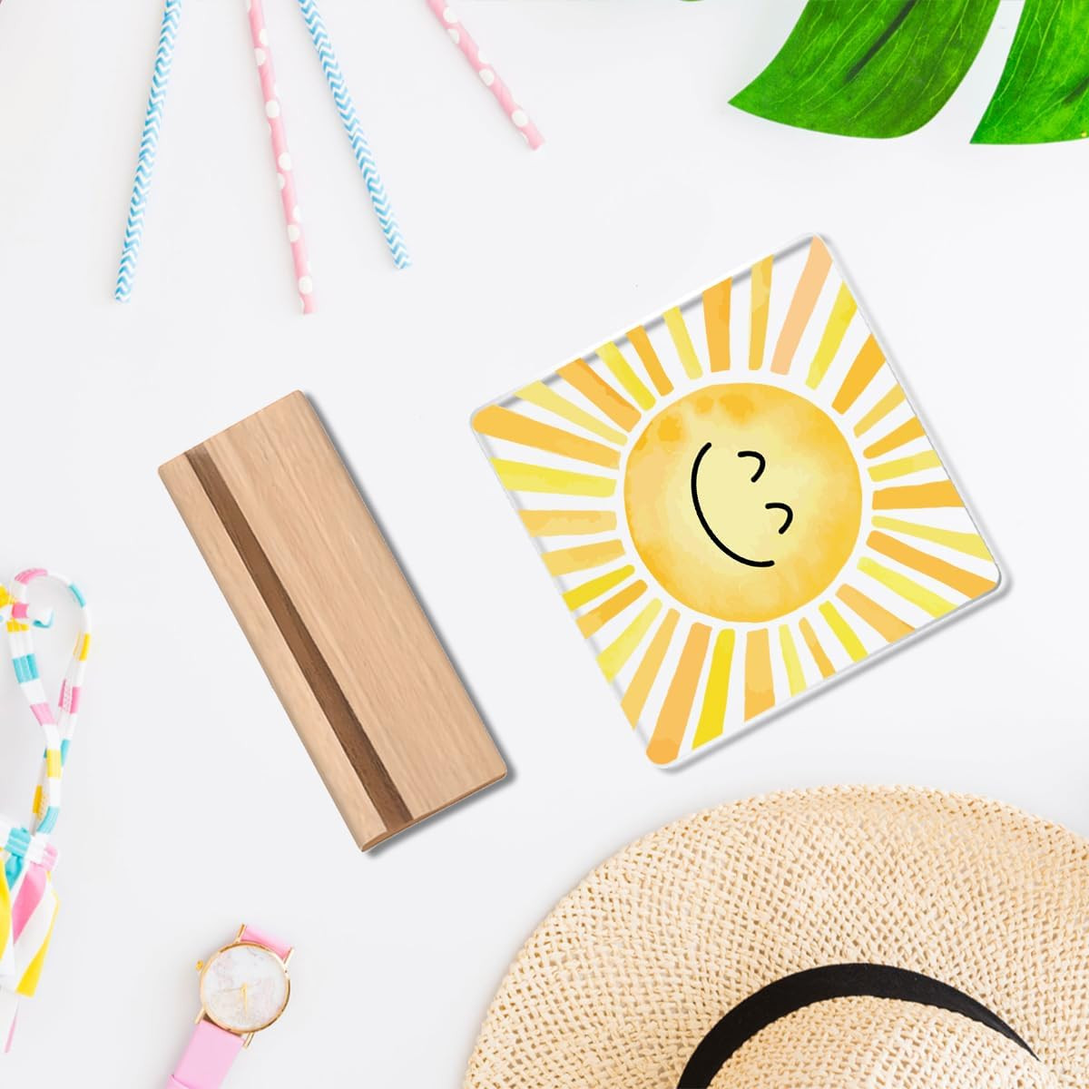 Sunshine Gifts Inspirational Sun Sunshine Acrylic Sign Desk Decor, Pop Smiles Ru
