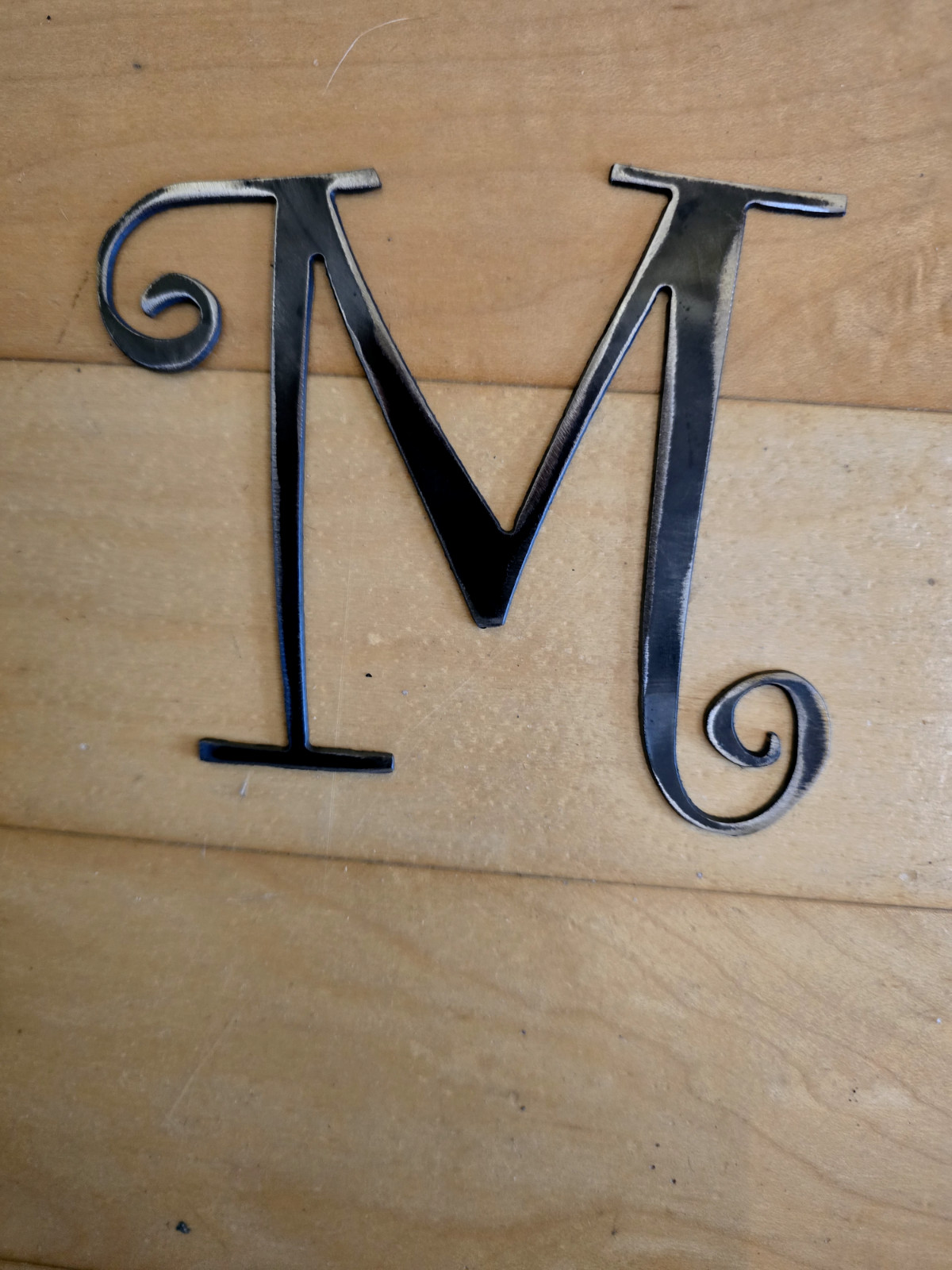 6″ Monogram Letter, Metal Weldable, Letter, Wedding Decor, Nursery, Initial,