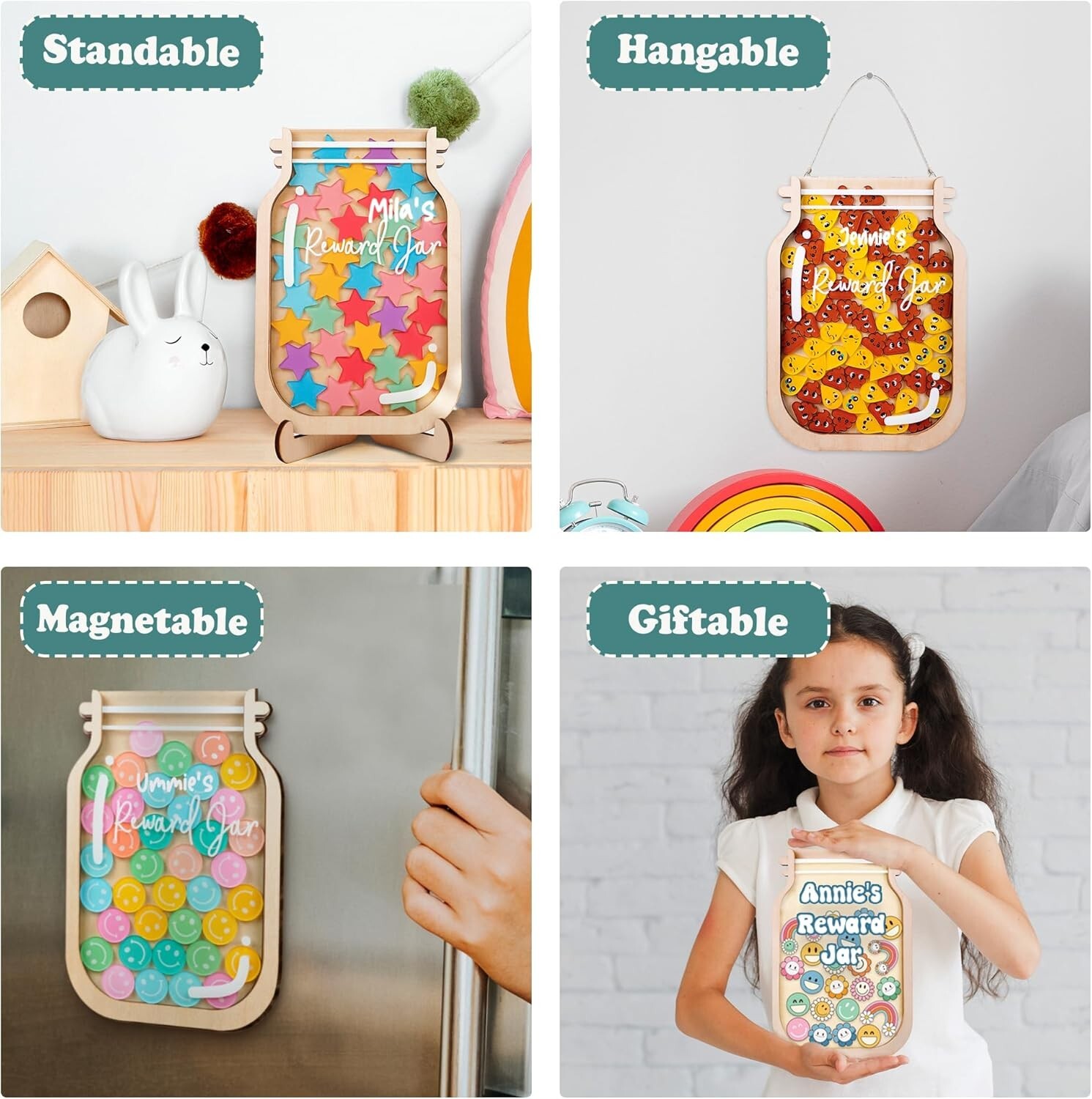 Classroom Star Reward Jar For Kid Magnetic Potty Training Toddler Back To School