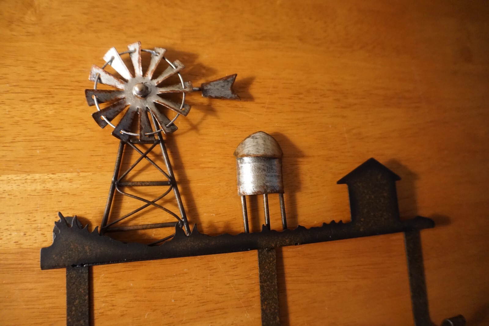 Rustic Country Primitive Windmill Garden Barn Water Tower Hook Farm House Decor