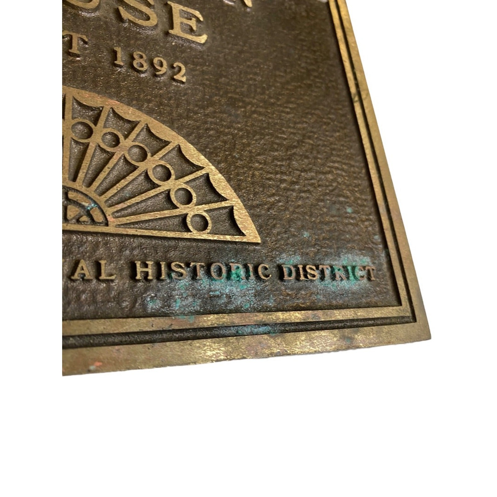 Vintage House Plaque Smithson House River Street National Historic District