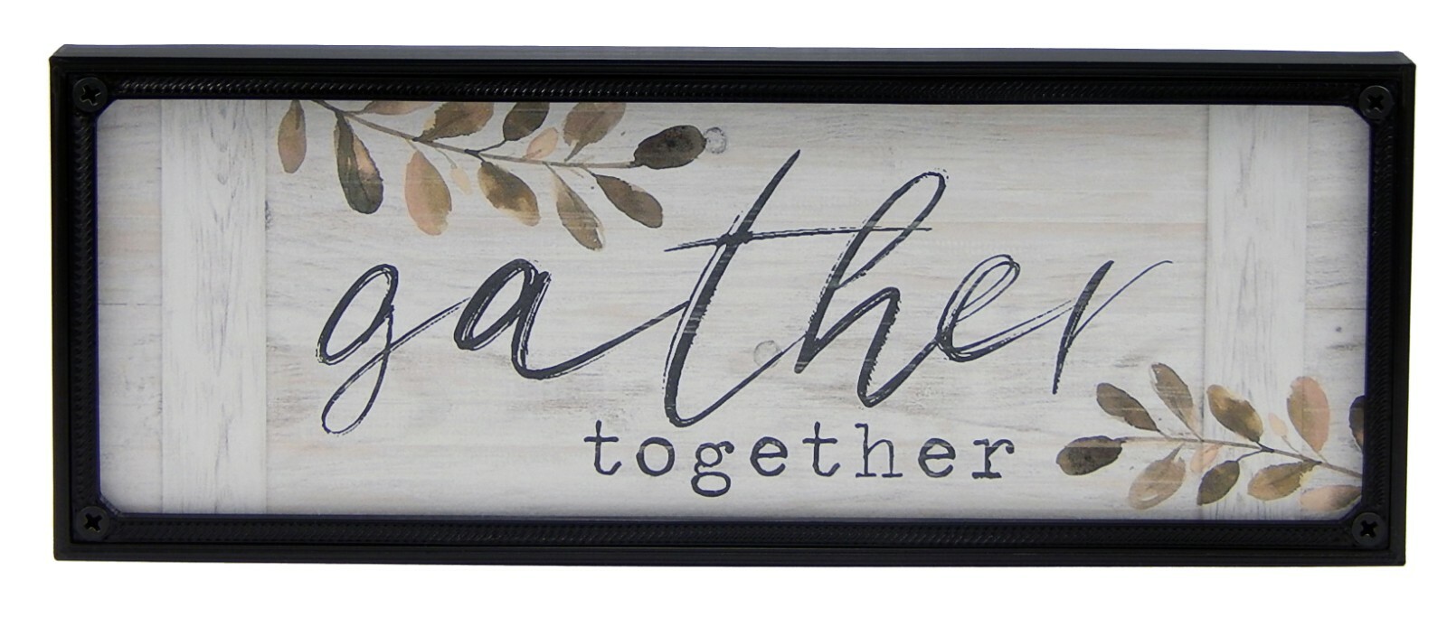 Gather Together Farmhouse Sign Kitchen Family Room Shelf Sitter Decor Print