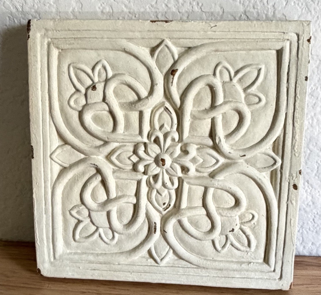 3 Southern Living At Home Central Park Plaques White Distressed Shabby Cottage